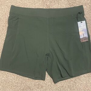 Kyodan Olive Green Active Shorts